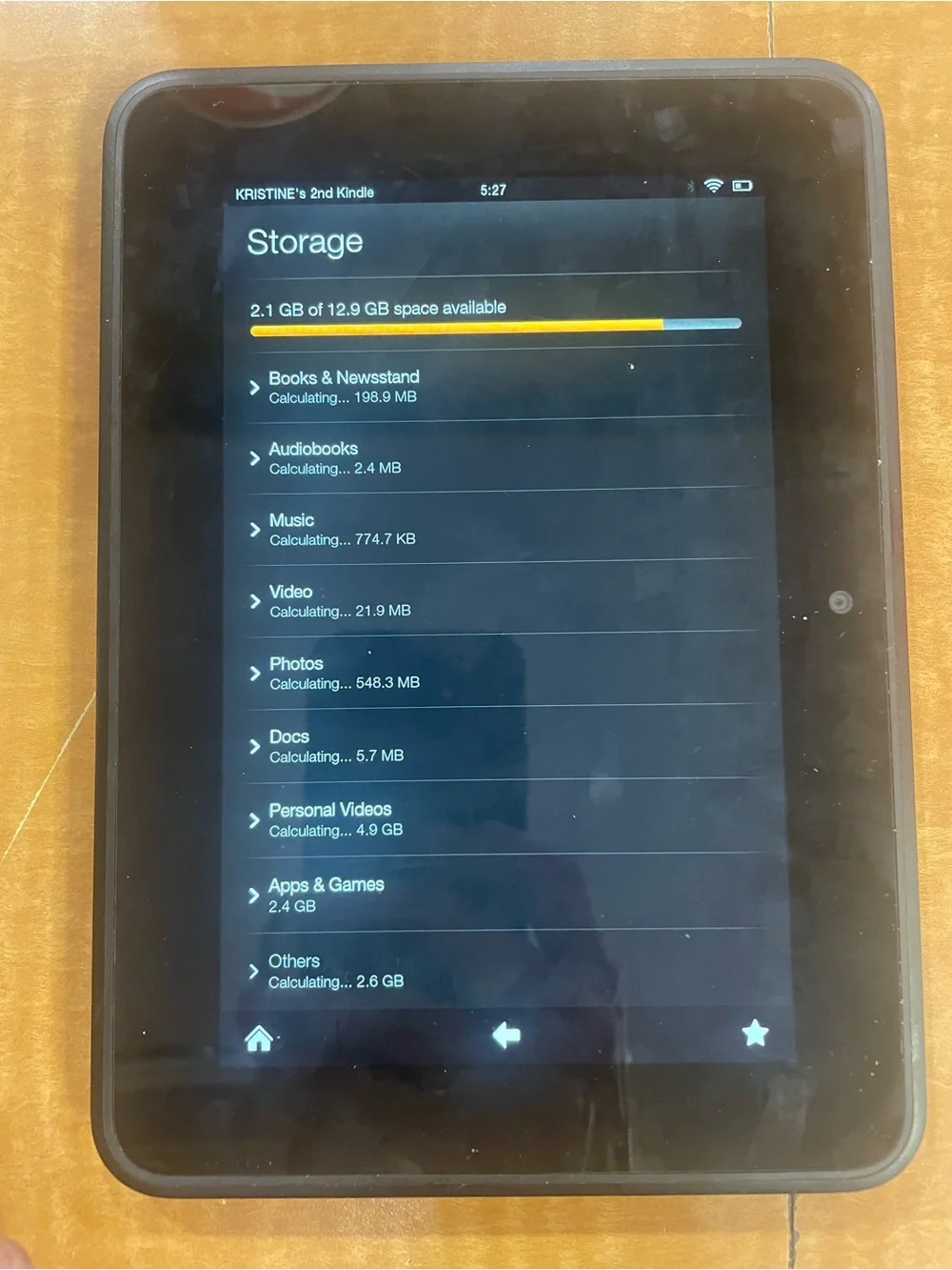 Amazon kindle fire